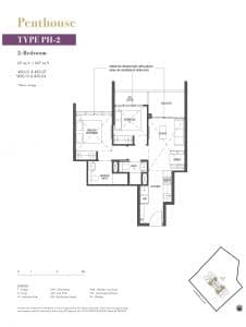 Pullman-Residences-Penthouse-2-Bedroom-Type-PH-2